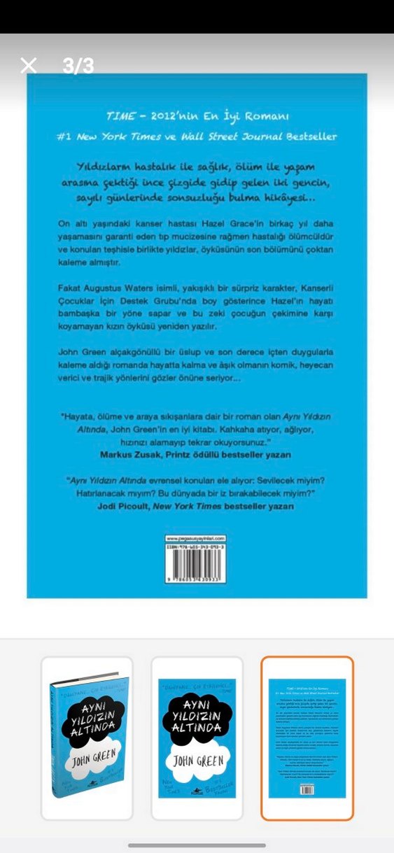 Aynı Yıldızın Altında - John Green - Görsel 3