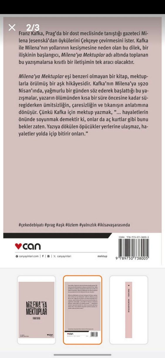 Milena'ya Mektuplar - Franz Kafka - Görsel 2