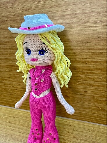 Beden Renk Amigurumi oyuncak barbie bebek