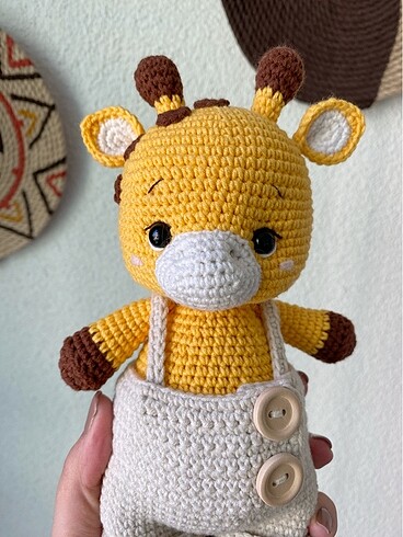  Beden Renk Amigurumi oyuncak uyku arkadaşı zürafa