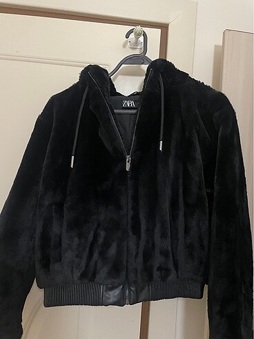Zara peluş kürk ceket