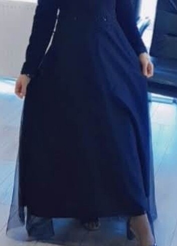 m Beden Uzun Elbise M beden