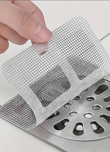 Duş ve Tuvalet için 10 Adet Premium File Süzgeç Yapışkanlı - Görsel 2