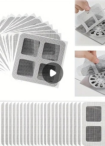 Duş ve Tuvalet için 10 Adet Premium File Süzgeç Yapışkanlı - Görsel 4