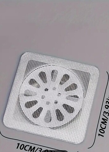 Duş ve Tuvalet için 10 Adet Premium File Süzgeç Yapışkanlı - Görsel 6