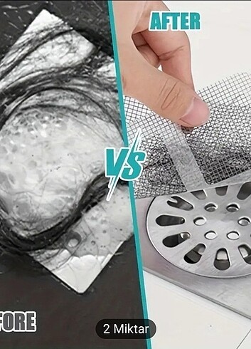 Duş ve Tuvalet için 10 Adet Premium File Süzgeç Yapışkanlı - Görsel 7