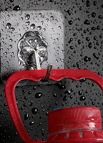 9.98KG Kapasiteli şeffaf Yapışkanlı kanca askı 10 lu - Görsel 7