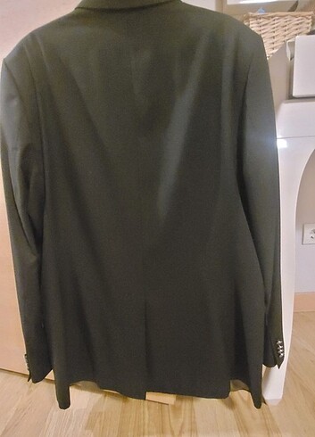 Altıntıldız kumaş, Siyah blazer 54 beden 6 Drop metal düğmeli te - Görsel 5