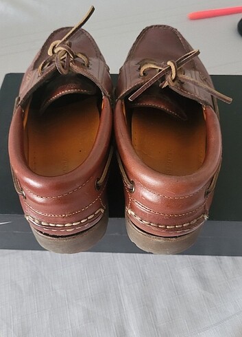 Lumberjack 43 numara kauçuk taban kahverengi, kalın taban, hakik - Görsel 5