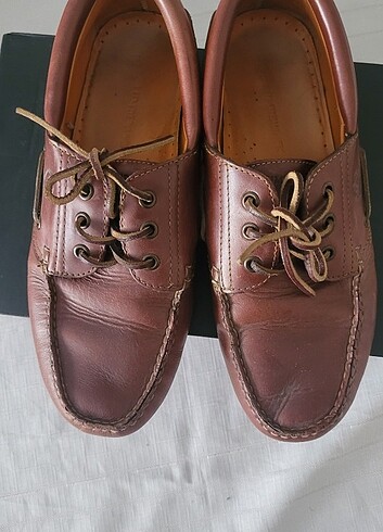 Lumberjack 43 numara kauçuk taban kahverengi, kalın taban, hakik - Görsel 7