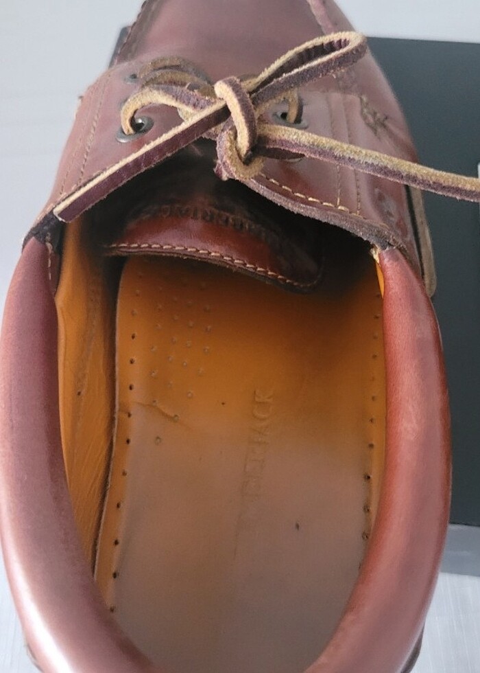 Lumberjack 43 numara kauçuk taban kahverengi, kalın taban, hakik - Görsel 3