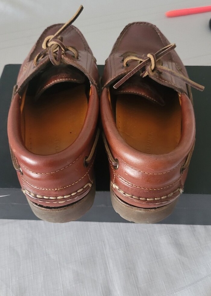 Lumberjack 43 numara kauçuk taban kahverengi, kalın taban, hakik - Görsel 5