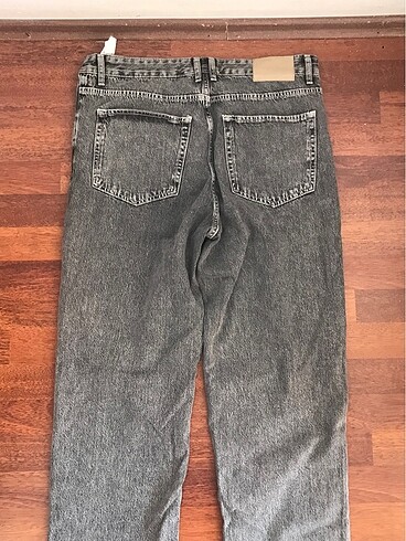 42 Beden pull and bear antrasit baggy jean