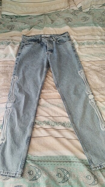 Nakış detaylı Baggy pantolon 