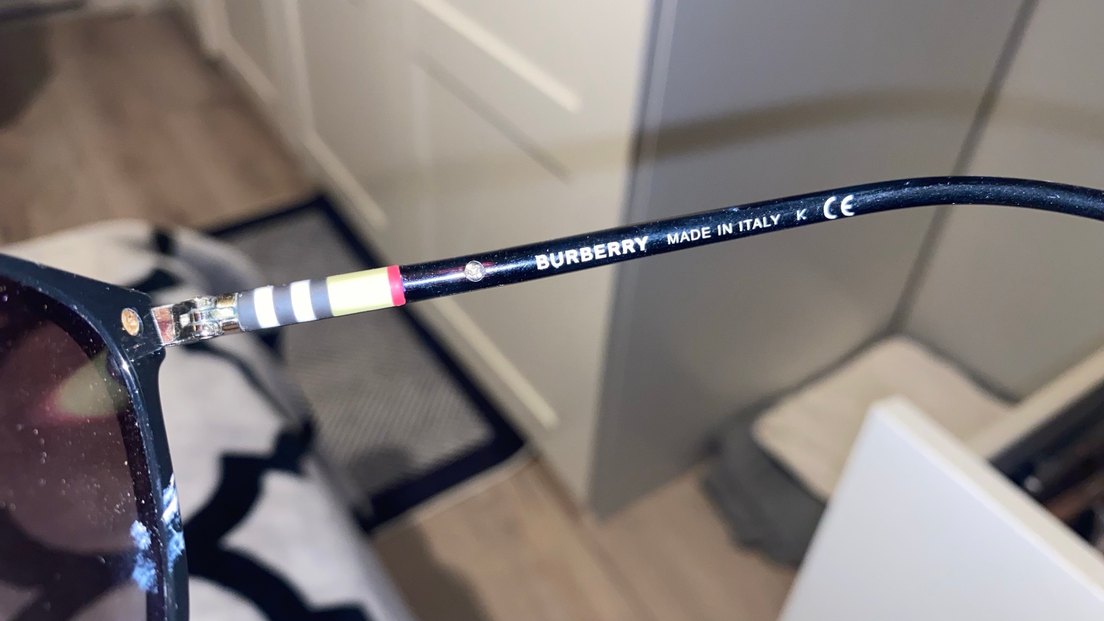 Orijinal burberry Klasik Siyah Tokalı Kadın Güneş Gözlüğu - Görsel 5