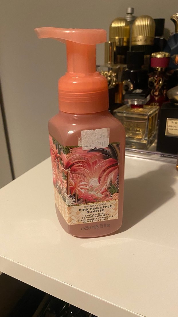 Bath&body works Pink Pineapple Çiçek Kokulu Köpük Sabun - Görsel 3