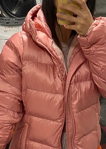 TCM tchibo markası Pembe Parlak Kadın Kışlık Mont yurtdışından - Görsel 7