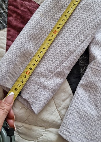 Düğmeli, Uzun Kollu Kadın Ceket - Görsel 4