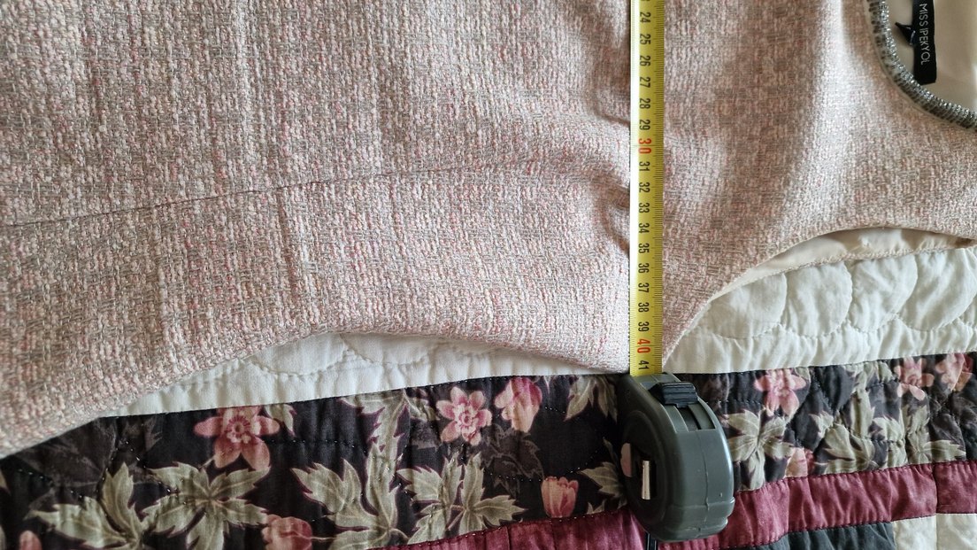 Pembe İş Kadınları İçin İşlemeli Kolsuz Kalem Elbise - Görsel 5