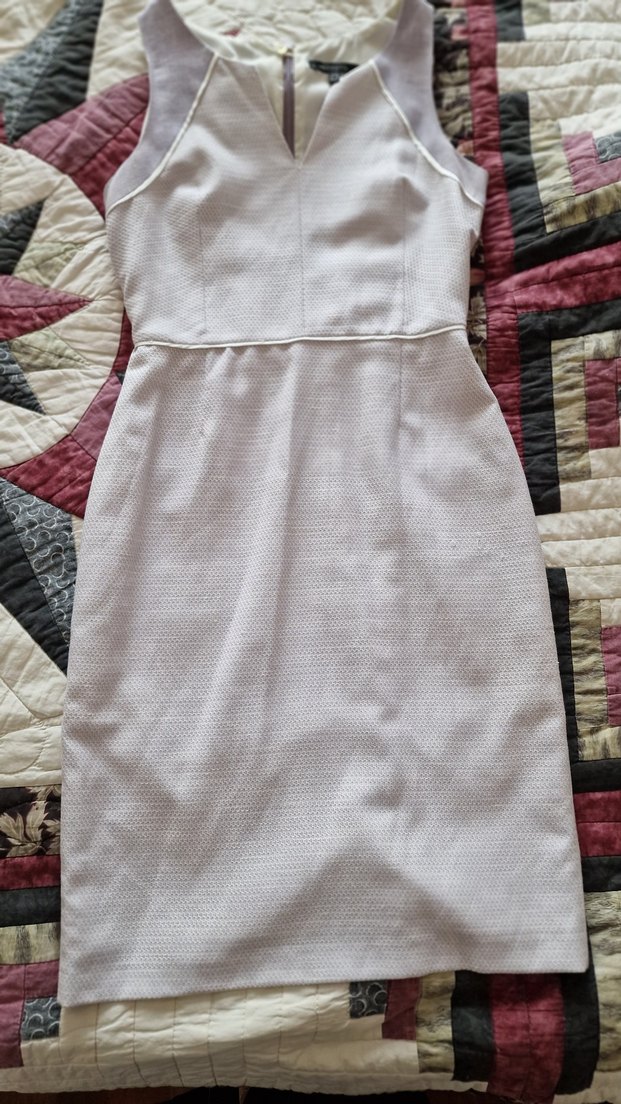 V Yaka Lila Midi Elbise - Görsel 5