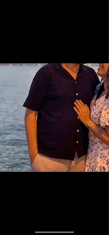 m Beden siyah Renk Lacos yaka gömlek tişört