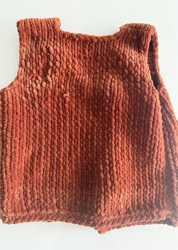 Kadın Bohem Örgü Yelek - Görsel 4