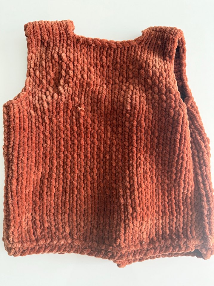 Kadın Bohem Örgü Yelek - Görsel 4