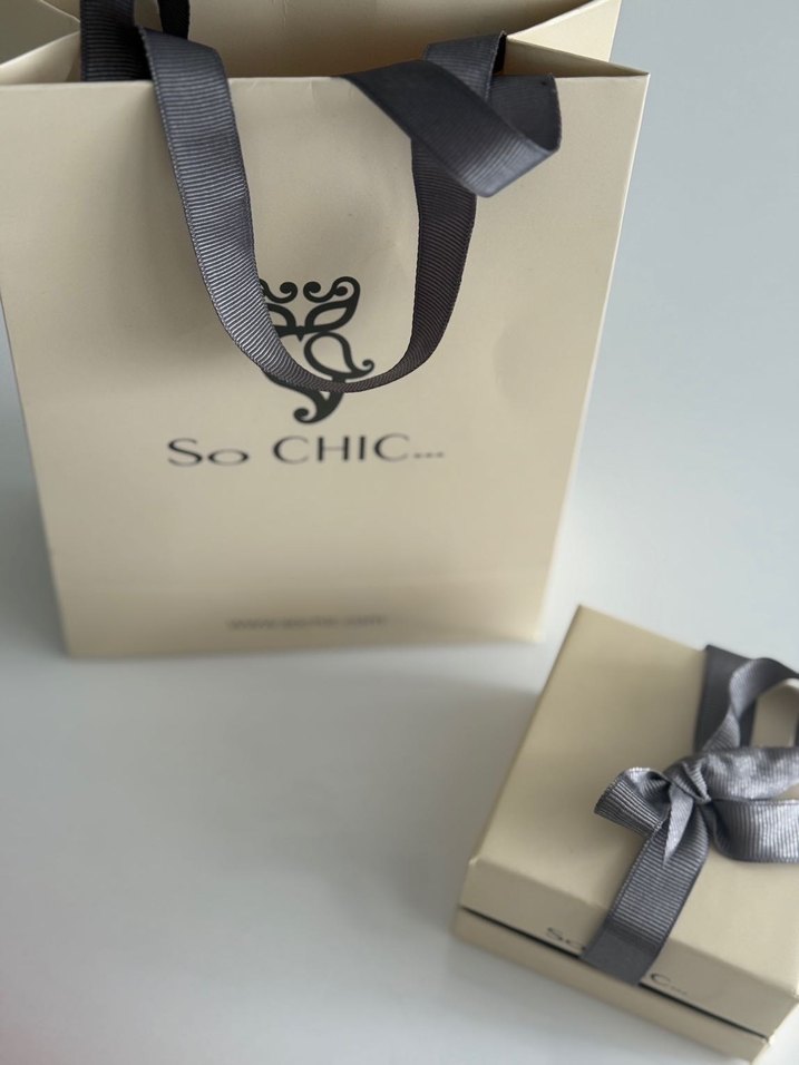 Zincir Detaylı So Chic Kalp Kolye - Görsel 2