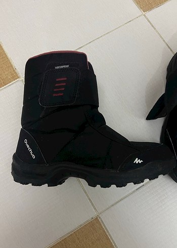 Decathlon Siyah kadın kar botu
