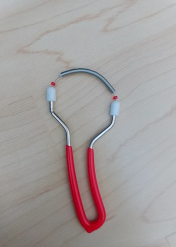 Kırmızı kadın bıyık alma aparatı - Görsel 2