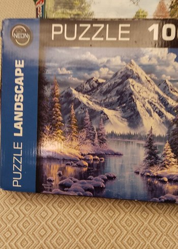 1000 Parça Dağ Manzaralı Puzzle