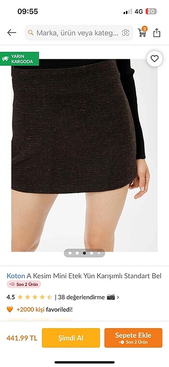 Koton etek - Görsel 4