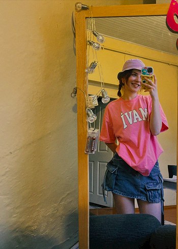 Sokak Stili Mini Kot Etekler pull and bear - Görsel 6