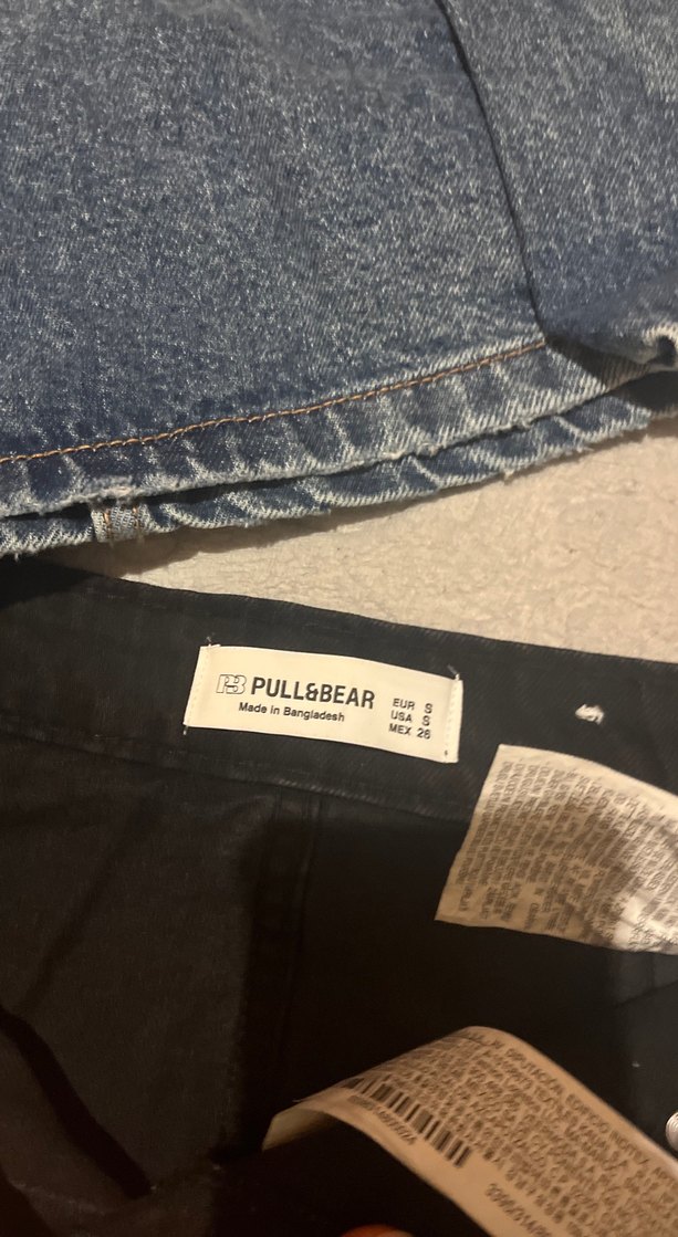 Sokak Stili Mini Kot Etekler pull and bear - Görsel 3
