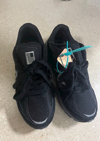 Siyah Spor Sneakers Velcro Detaylı - Görsel 4