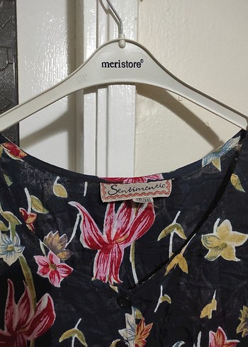 Çiçek Desenli Bohem Uzun Hamile Elbisesi - Görsel 3