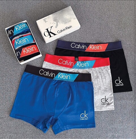 Calvin Klein 3?lü Boxer