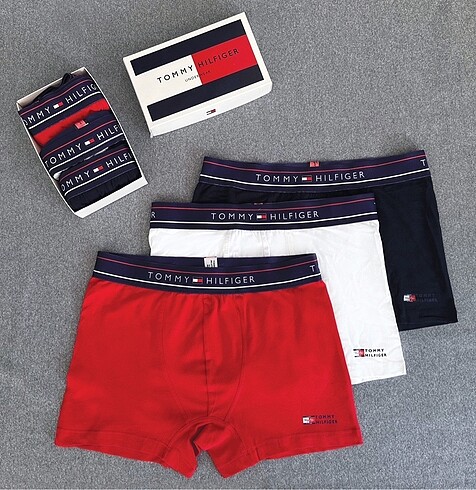 Tommy Hilfiger 3?lü Boxer