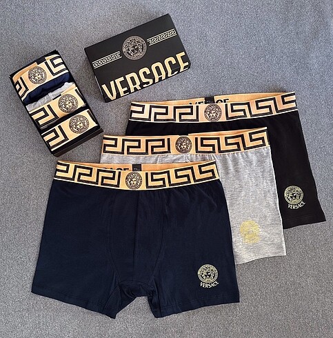 Versace 3?lü Boxer Set