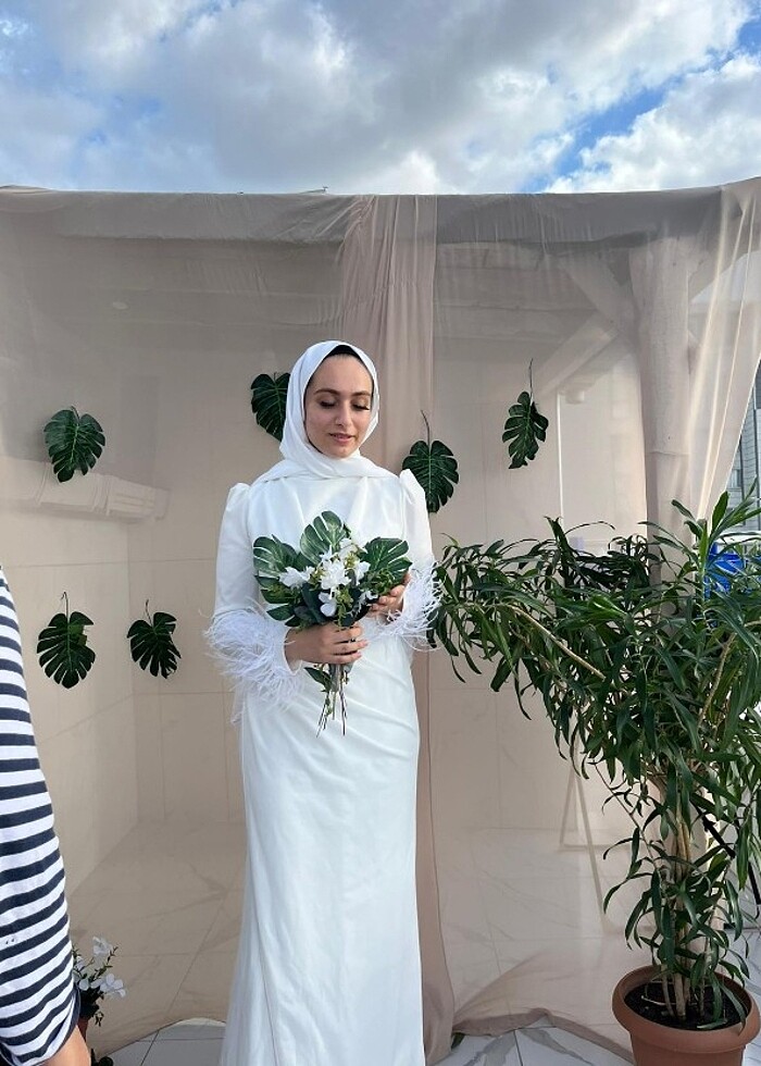 Beyaz elbise - Görsel 3