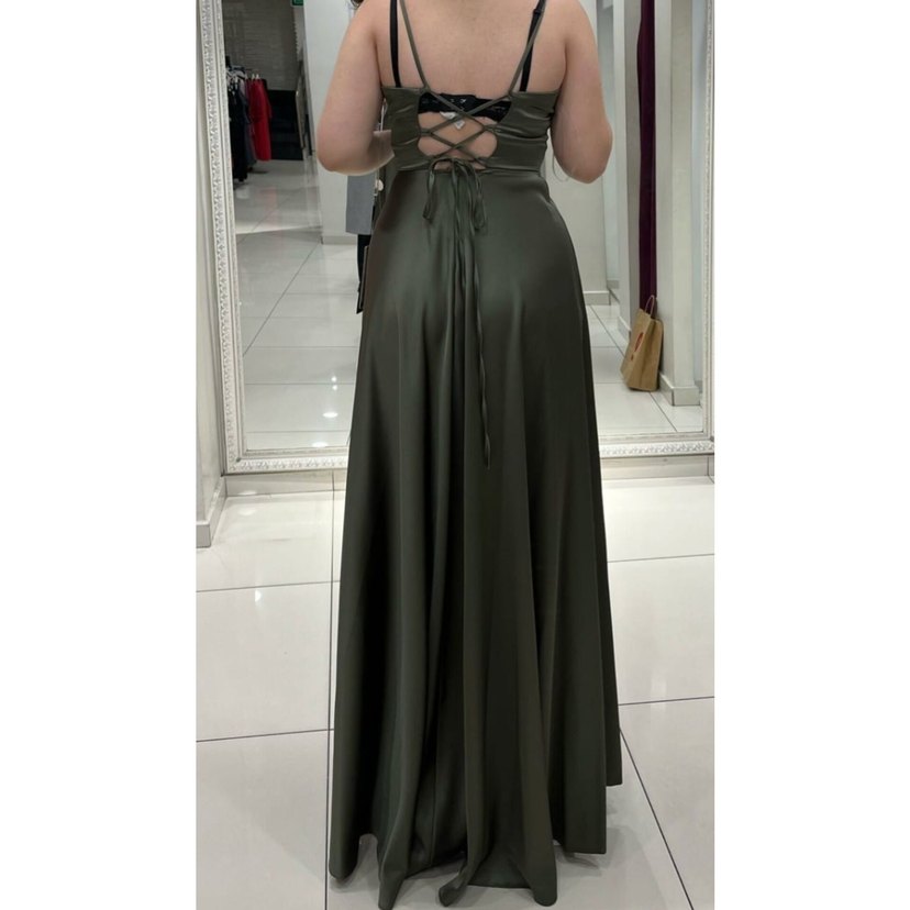 Haki Saten Abiye - Görsel 2