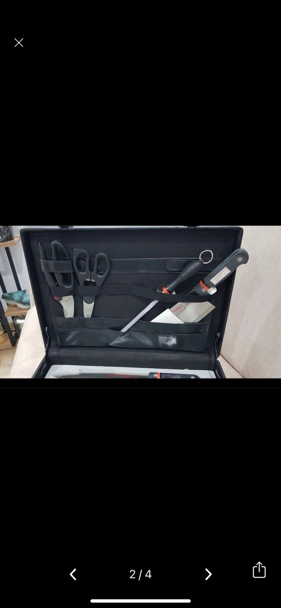 12 Parça Siyah Saplı Mutfak Bıçak Seti - Görsel 2