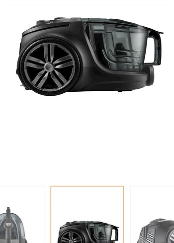 Siyah Elektrikli Süpürge - Görsel 3