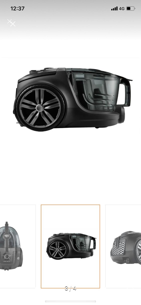 Siyah Elektrikli Süpürge - Görsel 3