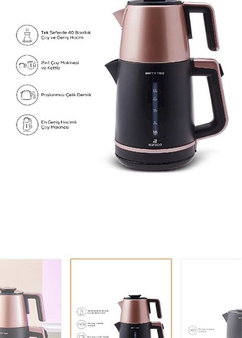 Karaca Pembe Çay Makinesi - Görsel 2