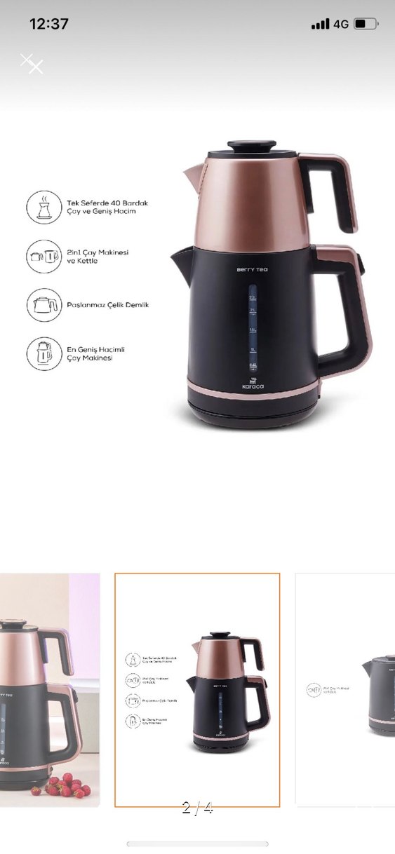 Karaca Pembe Çay Makinesi - Görsel 2