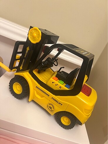 Sesli oyuncak forklift