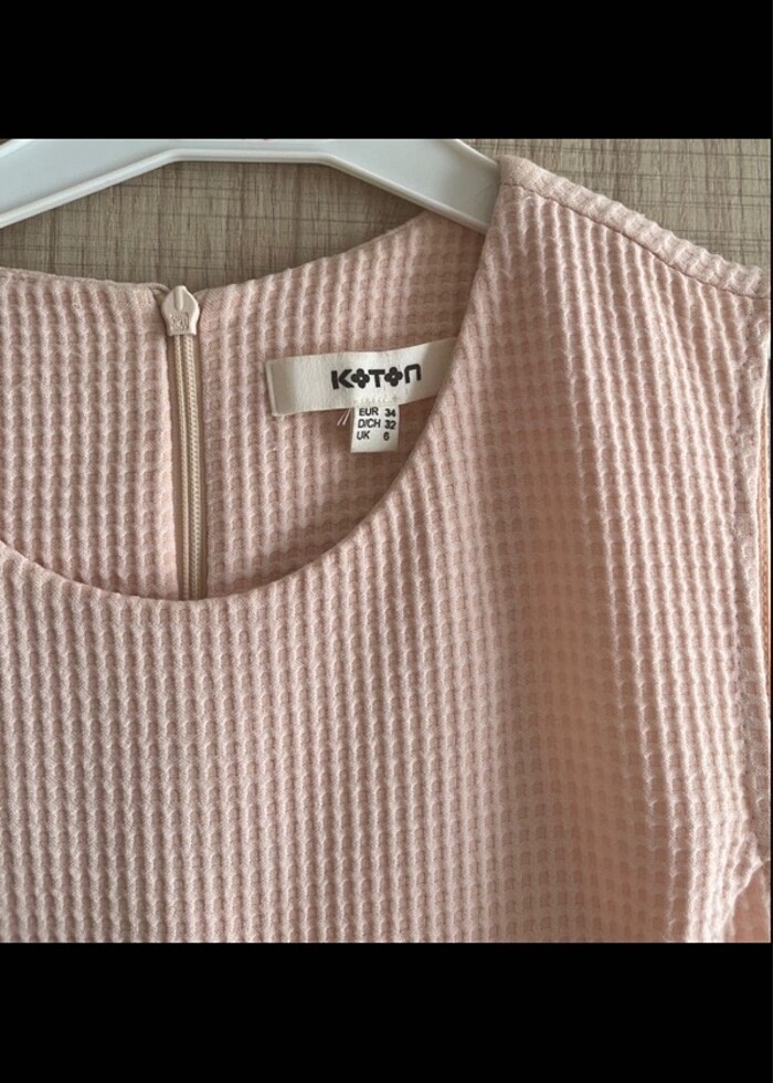 Koton pudra elbise - Görsel 4