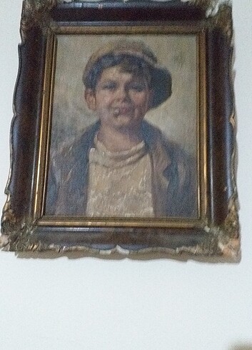 Orjinal yağlı boya imza  yok  - Görsel 2