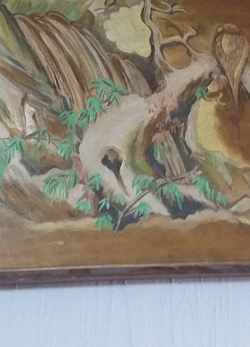 Antika 1987 yagli boya imzalı  - Görsel 3